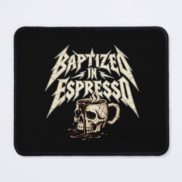 Item preview, Baptized in Espresso Skull Coffee designed and sold by Kaurisdigital.