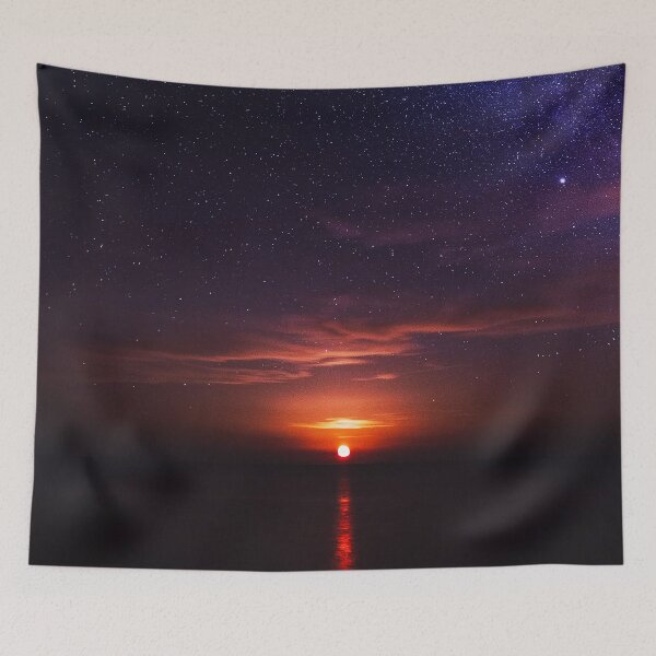 Item preview, Milky Way Ocean Sunset designed and sold by Exodoi.