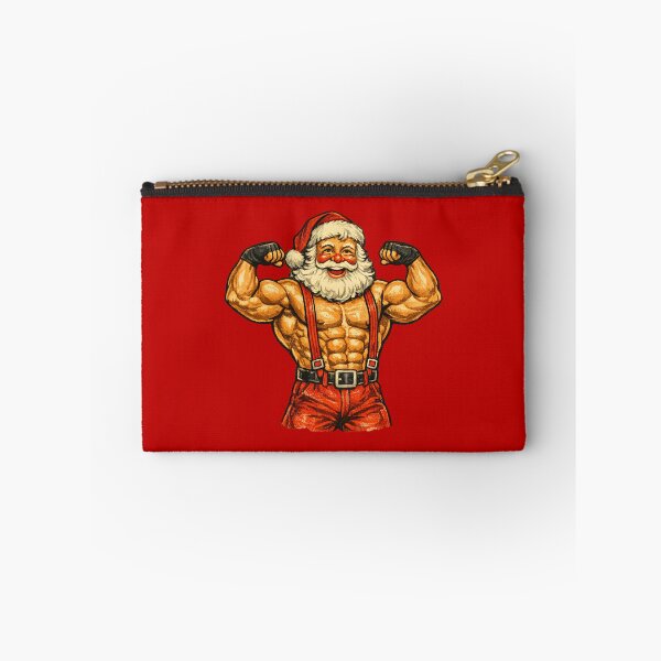 Item preview, Funny Vintage Santa Claus Bodybuilder Retro 1950s Christmas Gift designed and sold by Artycom.