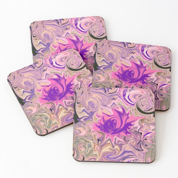 Item preview, Abstract liquid marble seamless pattern with central swirl designed and sold by Lukyanovart.