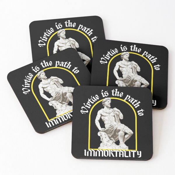 Item preview, Virtue is the path to immortality designed and sold by Helioartus.