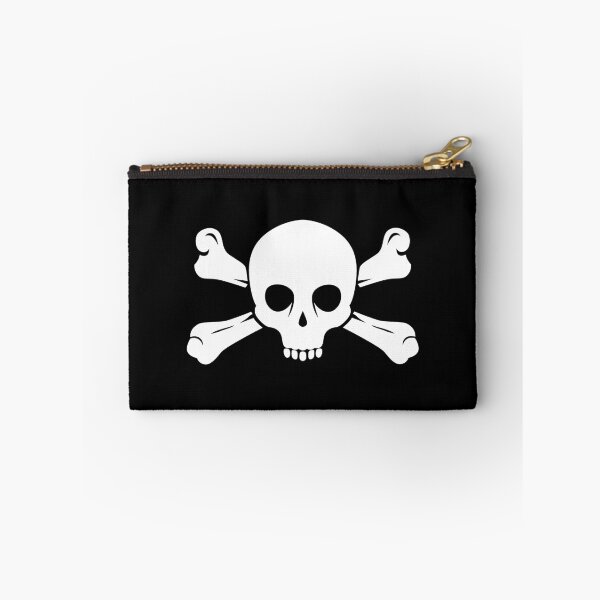 Item preview, White Halloween Jolly Roger Skull Design designed and sold by pattern-archive.