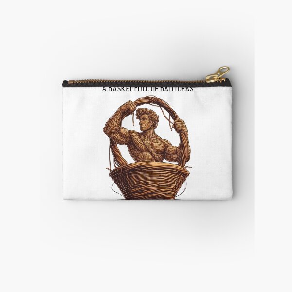 Item preview, A Basket Full of Bad Ideas – Handwoven Hunk Graphic Tee | Wicker Mischief Collection designed and sold by SIGNAL & BLOOM.