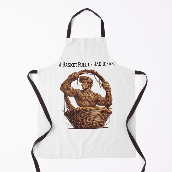Item preview, A Basket Full of Bad Ideas – Handwoven Hunk Graphic Tee | Wicker Mischief Collection designed and sold by SIGNAL & BLOOM.