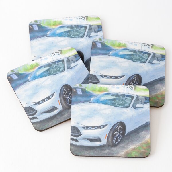 Item preview,  2024  Ford Mustang Convertible Side Profile Automotive Print designed and sold by RichFrancoCars.