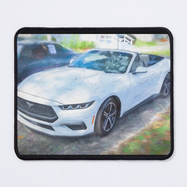 Item preview,  2024  Ford Mustang Convertible Side Profile Automotive Print designed and sold by RichFrancoCars.