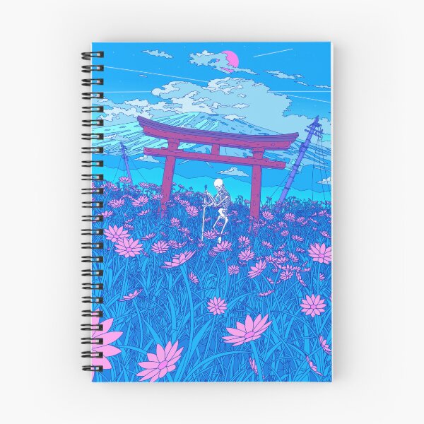 Item preview, Vaporwave Torii Gate and Mount Fuji Landscape designed and sold by exhozt.