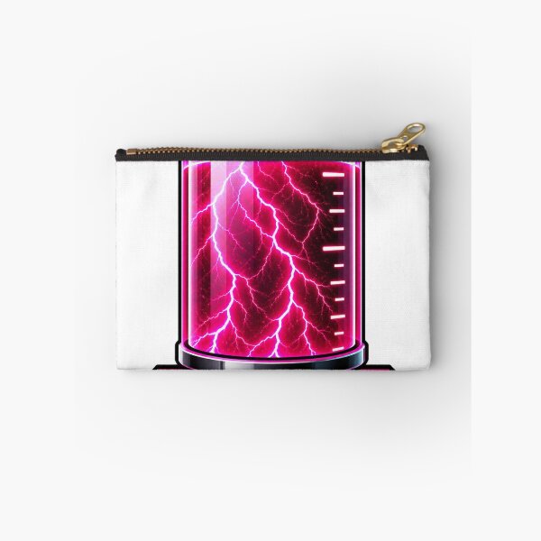 Item preview,  Sensory Overload Warning Battery Neon Pink Design | Autism ADHD Sticker Art designed and sold by RobertArt08.