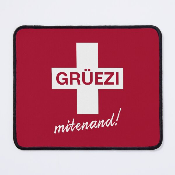 Item preview, Grüezi Mitenand! (Swiss Flag / Switzerland) designed and sold by MrFaulbaum.