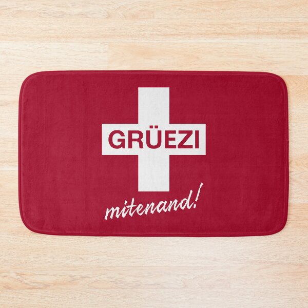 Item preview, Grüezi Mitenand! (Swiss Flag / Switzerland) designed and sold by MrFaulbaum.