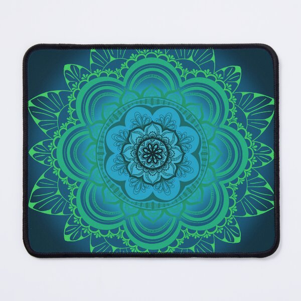 Item preview, Blue and Green Mandala Art designed and sold by B-wills-2-art.