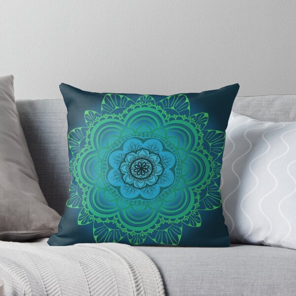 Item preview, Blue and Green Mandala Art designed and sold by B-wills-2-art.