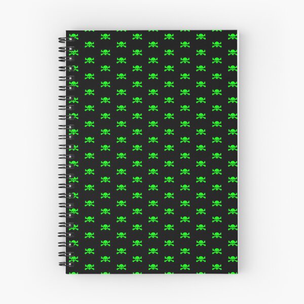 Item preview, Lime Halloween Jolly Roger Skull Design designed and sold by pattern-archive.