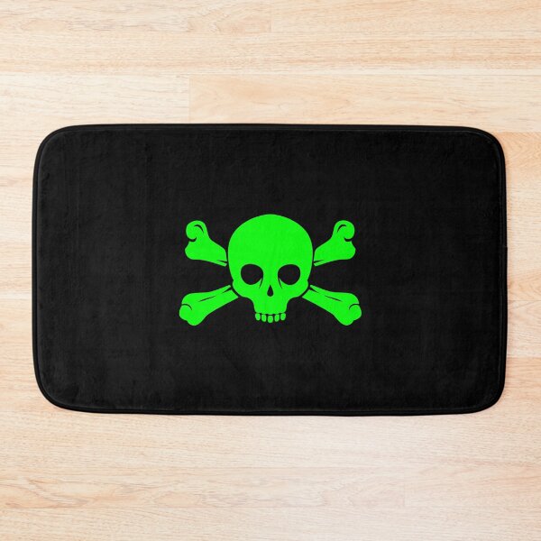 Item preview, Lime Halloween Jolly Roger Skull Design designed and sold by pattern-archive.