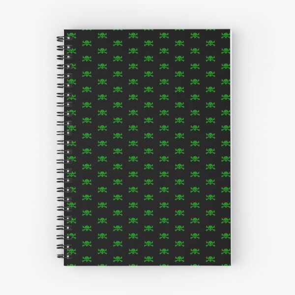 Item preview, Green Halloween Jolly Roger Skull Design designed and sold by pattern-archive.