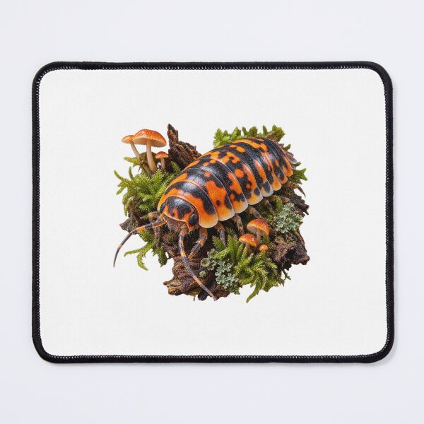 Item preview, Clown Isopod Goblincore Mushroom Moss Art designed and sold by Helt-enkelt.