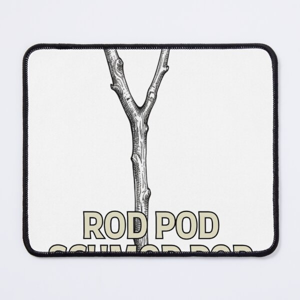 Item preview, “Rod Pod Schmod Pod” Hazel Bankstick Fishing – Traditional Angler Graphic designed and sold by Always-Angling.