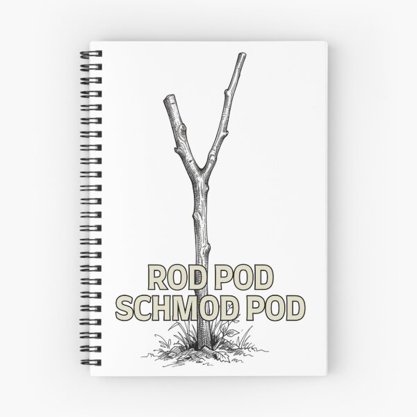 Item preview, “Rod Pod Schmod Pod” Hazel Bankstick Fishing – Traditional Angler Graphic designed and sold by Always-Angling.