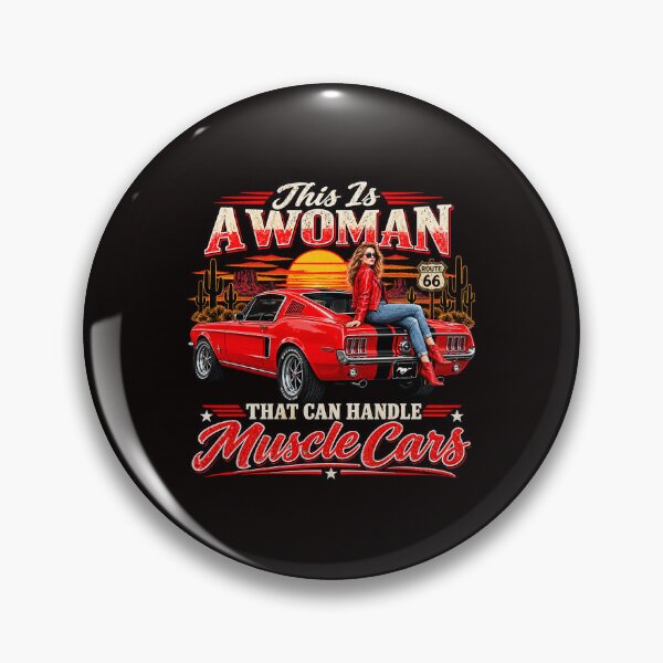 Item preview, This Is A Woman That Can Handle Muscle Cars T-Shirt designed and sold by TZehrfeldPhotos.