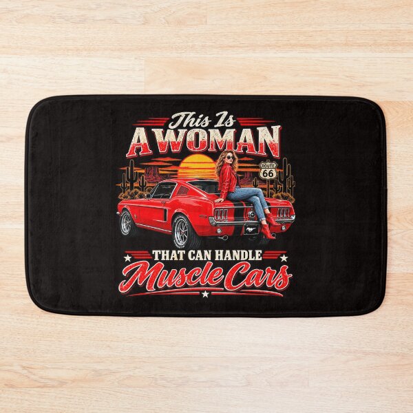 Item preview, This Is A Woman That Can Handle Muscle Cars T-Shirt designed and sold by TZehrfeldPhotos.