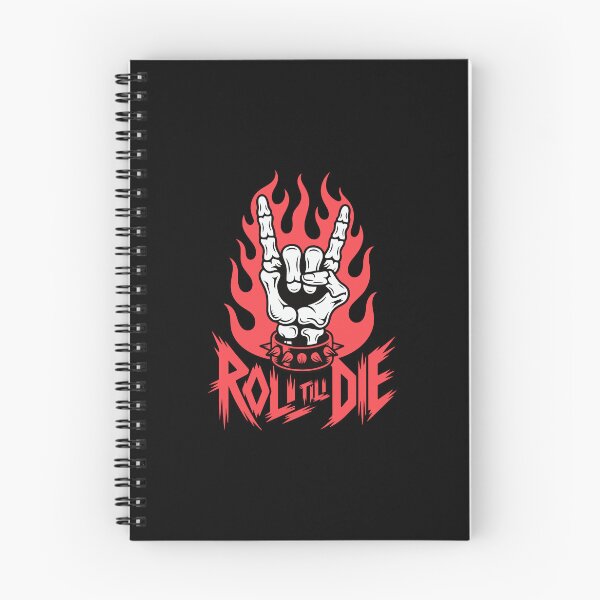 Item preview, Roll Till Die Flaming Skeleton Skateboard Design designed and sold by TipTop GFX.