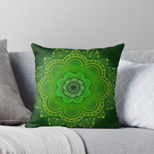 Item preview, Green Mandala print designed and sold by B-wills-2-art.