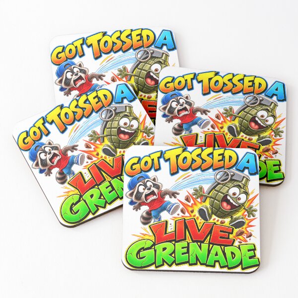 Item preview, GOT TOSSED A LIVE GRENADE designed and sold by Smoothseer.