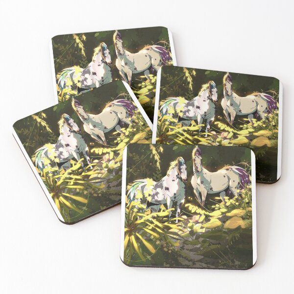Item preview, Spotted Appaloosa Horses Sunlit Jungle Canopy designed and sold by AlexaFurqan.