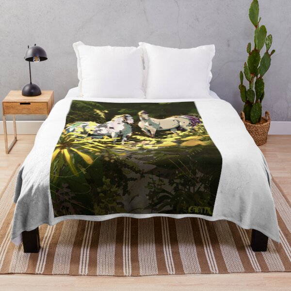 Item preview, Spotted Appaloosa Horses Sunlit Jungle Canopy designed and sold by AlexaFurqan.