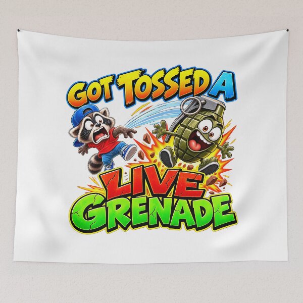 Item preview, GOT TOSSED A LIVE GRENADE designed and sold by Smoothseer.