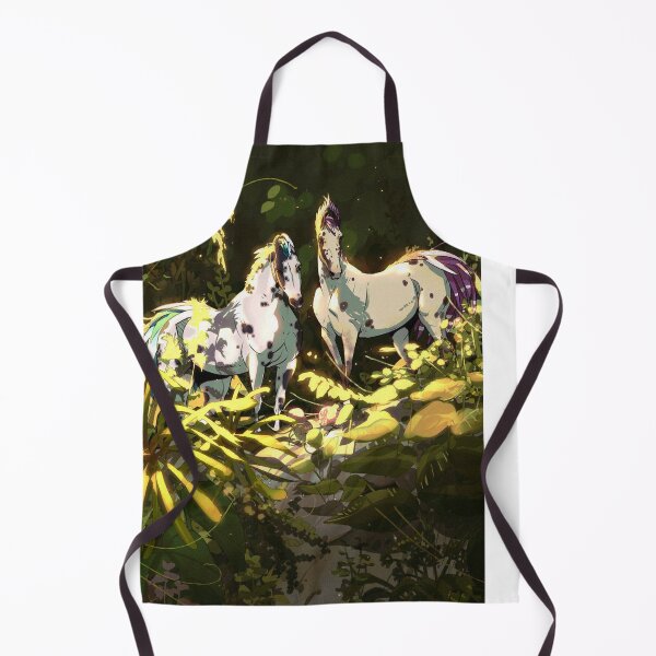 Item preview, Caballos Appaloosa moteados bajo la bóveda de la selva bañada por el sol designed and sold by AlexaFurqan.