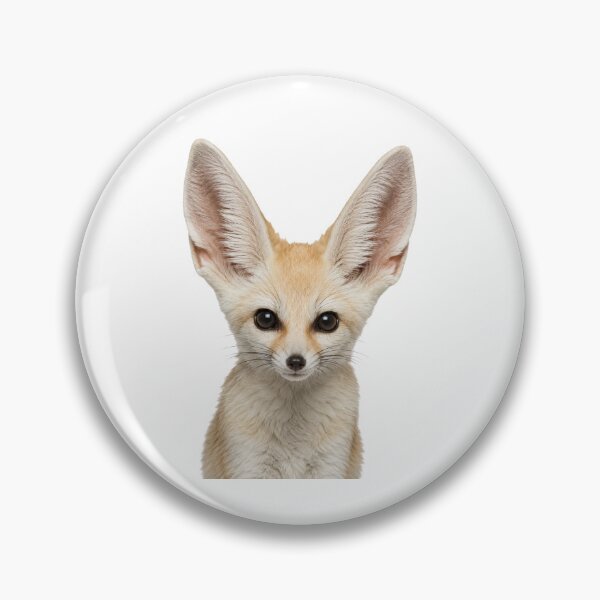 Item preview, Fennec Fox - Realistic Big-Eared Desert Fox Art designed and sold by Helt-enkelt.