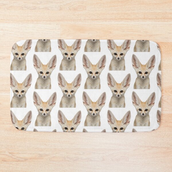 Item preview, Fennec Fox - Realistic Big-Eared Desert Fox Art designed and sold by Helt-enkelt.