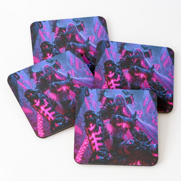 Item preview, Neon Oni Girl - Cyberpunk Sci Fi Anime art designed and sold by Delerat7.