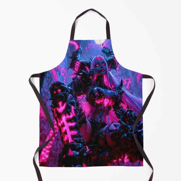 Item preview, Neon Oni Girl - Cyberpunk Sci Fi Anime art designed and sold by Delerat7.
