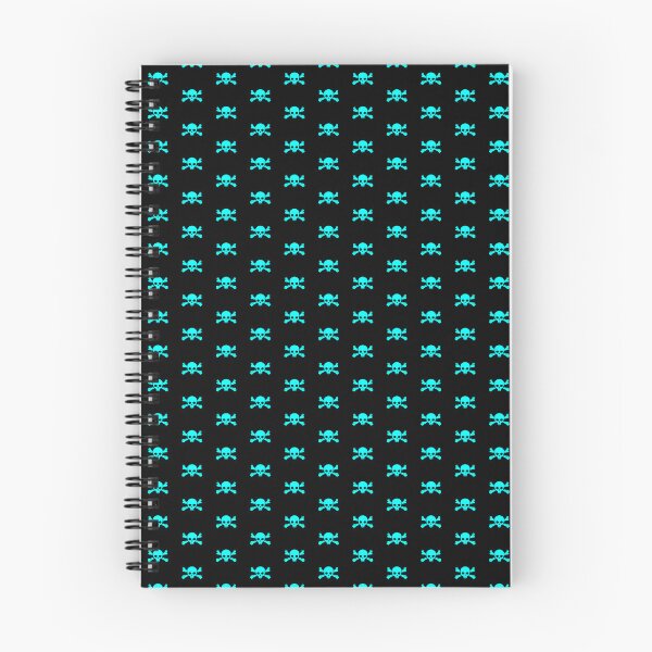 Item preview, Cyan Halloween Jolly Roger Skull Design designed and sold by pattern-archive.