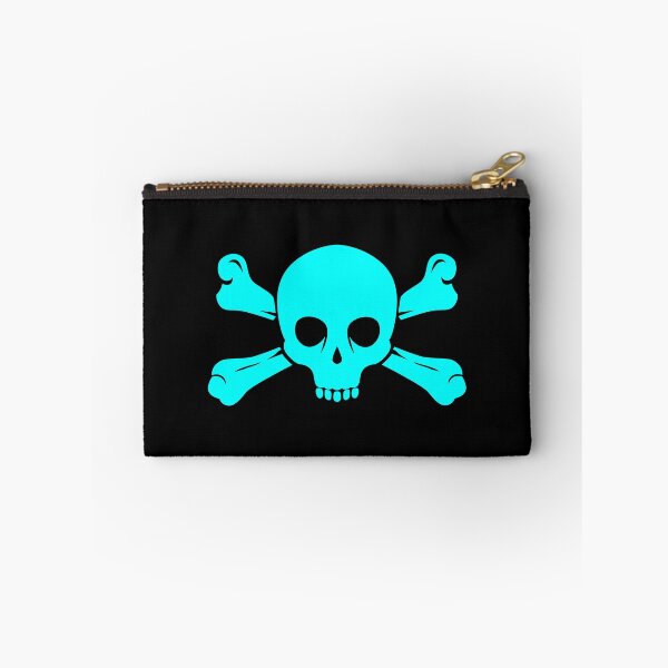Item preview, Cyan Halloween Jolly Roger Skull Design designed and sold by pattern-archive.