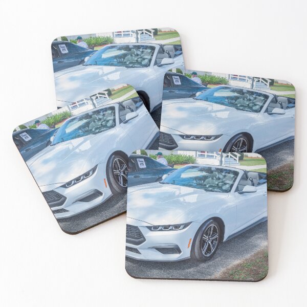 Item preview,   2024  Ford Mustang Convertible Side Profile Automotive Print designed and sold by RichFrancoCars.