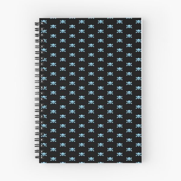 Item preview, Sky Blue Halloween Jolly Roger Skull Design designed and sold by pattern-archive.