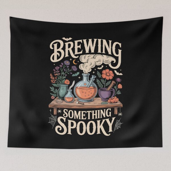 Item preview, Brewing Somthing Spooky Gothic Botanical designed and sold by MooonTees.