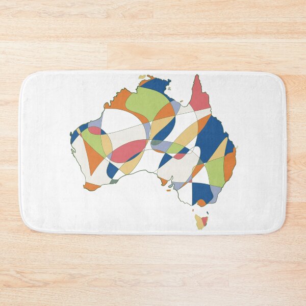 Item preview, Multicolour Shard Australia Map - Colourful States Line Art designed and sold by iampaulmorris.