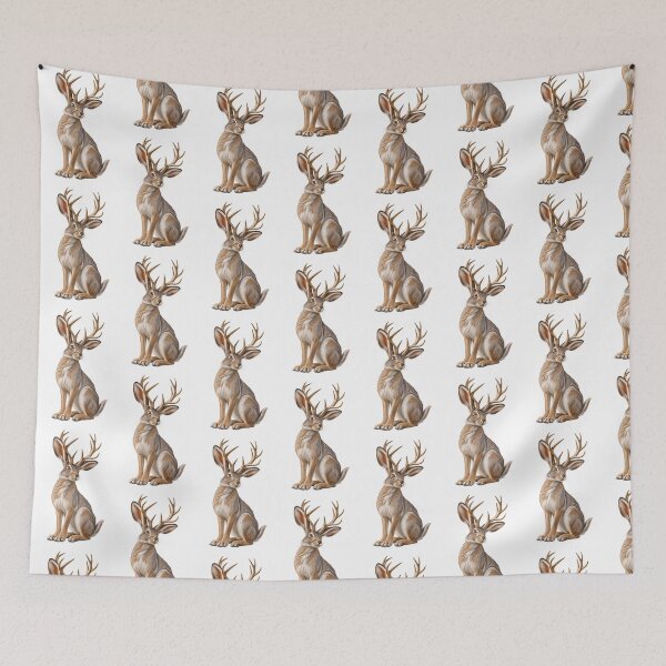 Item preview, Jackalope - Realistic Wild Cryptid Art designed and sold by Helt-enkelt.