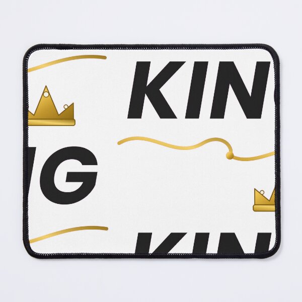 Item preview, King Crown Minimalist Typography Design designed and sold by Mr besho.
