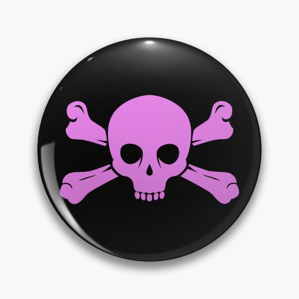 Item preview, Violet Halloween Jolly Roger Skull Design designed and sold by pattern-archive.