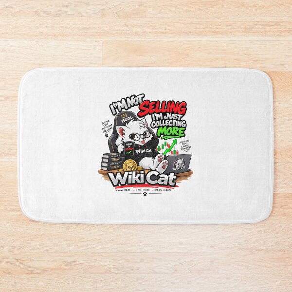 Item preview, Wiki Cat Crypto Meme  – I’m Not Selling, I’m Just Collecting More designed and sold by Obinne.