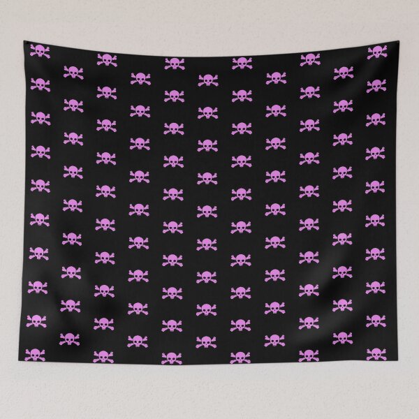 Item preview, Violet Halloween Jolly Roger Skull Design designed and sold by pattern-archive.