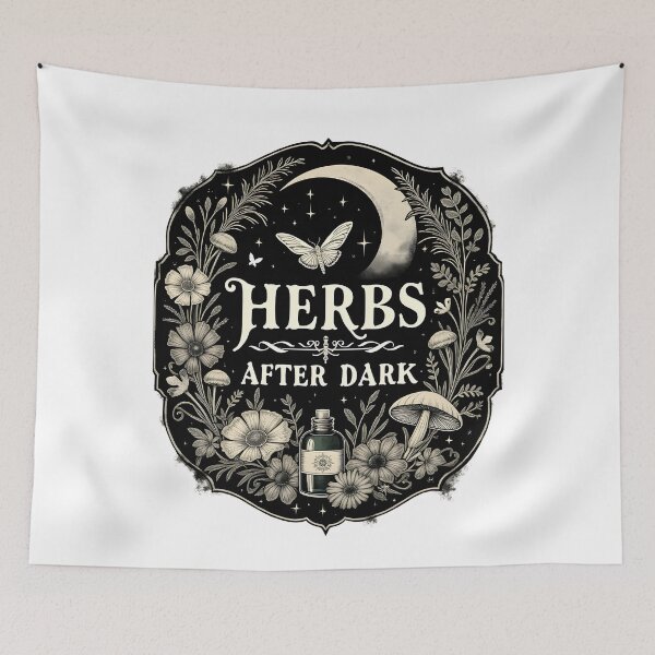 Item preview, Herbs After Dark Gothic Botanical designed and sold by MooonTees.