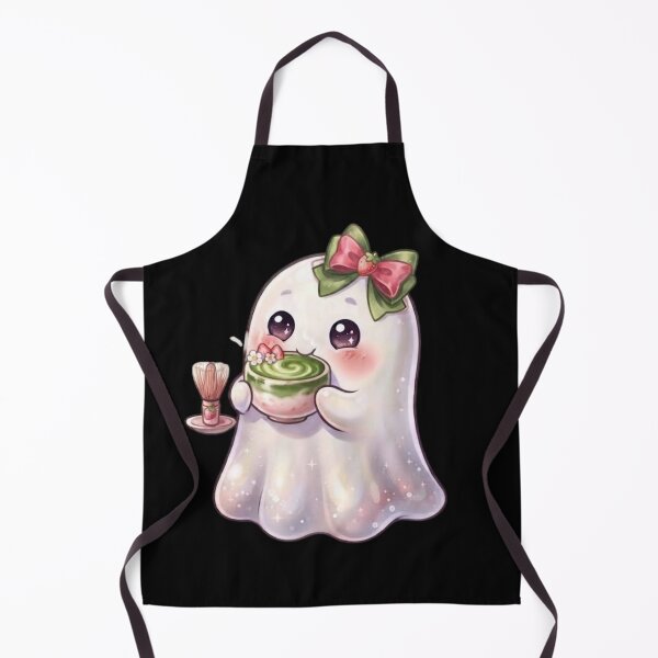 Item preview, Strawberry Matcha Cute Kawaii Ghost With a Bow Design / Halloween / Cafe / green/ pink / Ghosts / Foodie Drinks  T-shirts, stickers, phone case, poster, costume designed and sold by TeenLake.