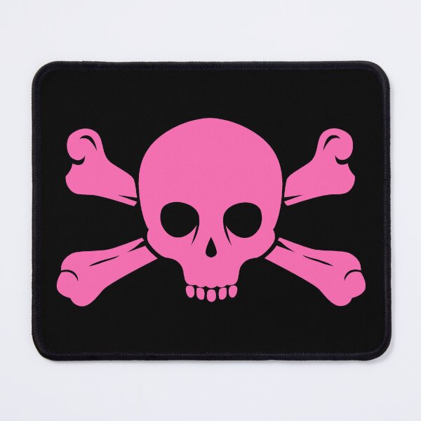 Item preview, Pink Halloween Jolly Roger Skull Design designed and sold by pattern-archive.