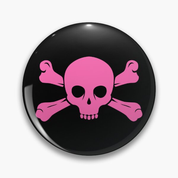 Item preview, Pink Halloween Jolly Roger Skull Design designed and sold by pattern-archive.